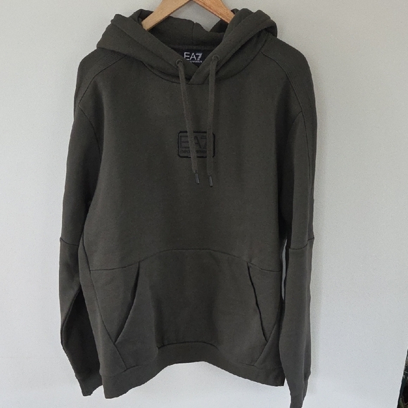 Emporio Armani Other - NWT Emporio Armani Olive Green EA7 Pullover Hoodie